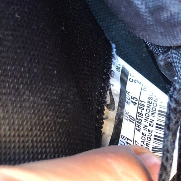 NIKE Vandal High John Elliott Black Size 11 - Picture 15 of 15